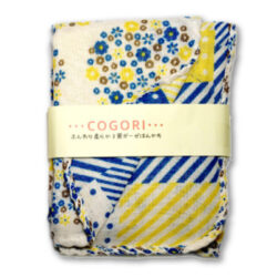 COGORI はんかち サークルフラワー・ブルー