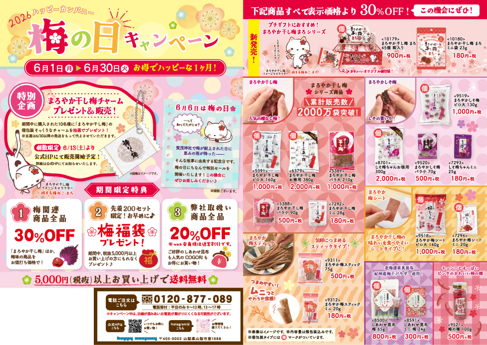 梅の日2026チラシ